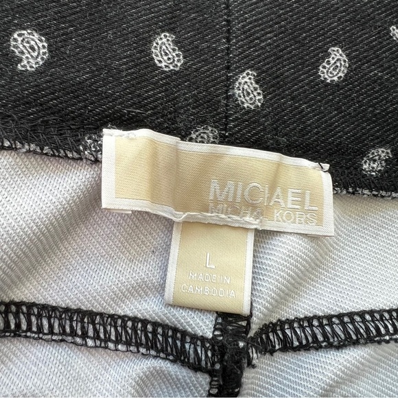 Michael Kors Paisley Jegging Pants Size Large - Picture 2 of 3